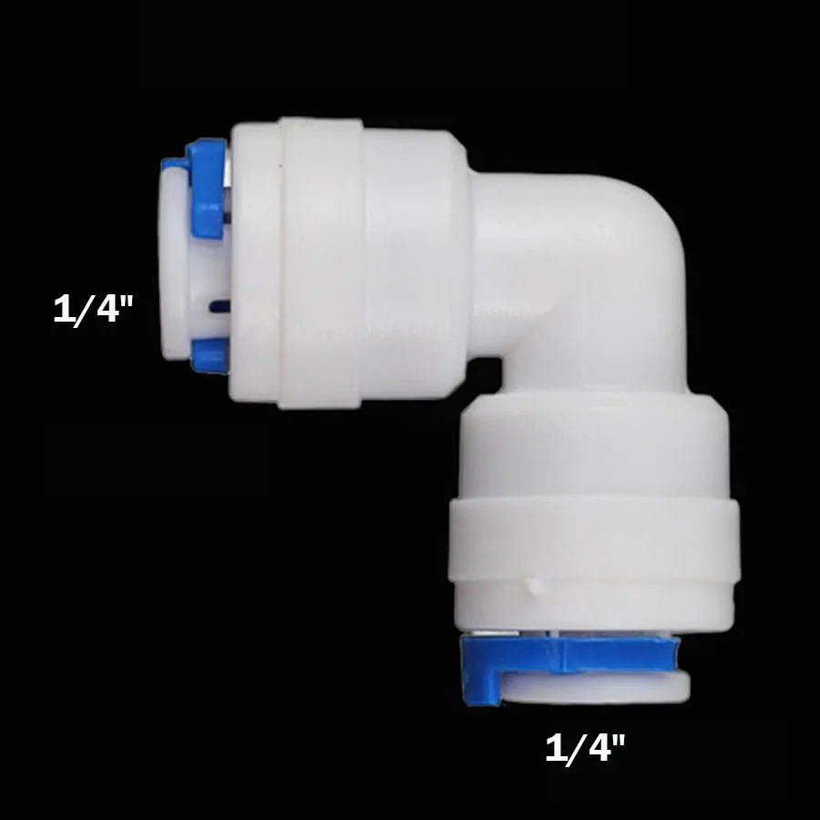 

RO воды прямой пластиковый локоть 1/4 "3/8" OD шланг быстрого подключения 1/4 "3/8" Мужской 1/2 "Женский револьвер осмоса аквариумный фитинг