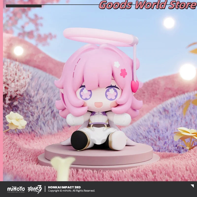 Фото Фигурка Elysia, модель орнамента, оригинальный товар, официальная игра Mihoyo Honkai Impact 3, костюм Elysia для косплея, аниме, подарок на Хэллоуин №1
