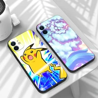 japan anime pok%c3%a9mon funda phone case for iphone 11 13 12 pro max 12 13 mini x xr xs max se 2020 7 8 6s plus celular soft