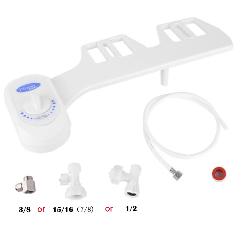

WETIPS Non-electric Cold Water Single Retractable Nozzle Washing Toilet Seat Wash Self-cleaning Toilet Seat Bidet Cleaning