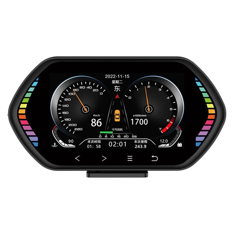 

Универсальный проекционный дисплей F12 OBD2 GPS Спидометр умные аксессуары для автомобиля