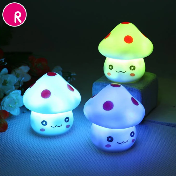 

Новинка, разноцветная Светодиодная лампа Magixun в виде грибов, светодиодный ночсветильник, украшение для вечерние на батарейках, украшение дл...