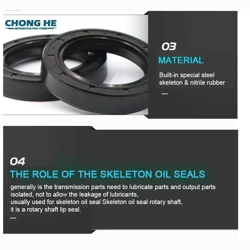 31x43x10.3 31*43 Motor Front Shock Fork Damper Shaft Oil Seal Retainers 31 43 Dust Cover For SUPERBYKE POERMAX 50 2T HT50QT-25A