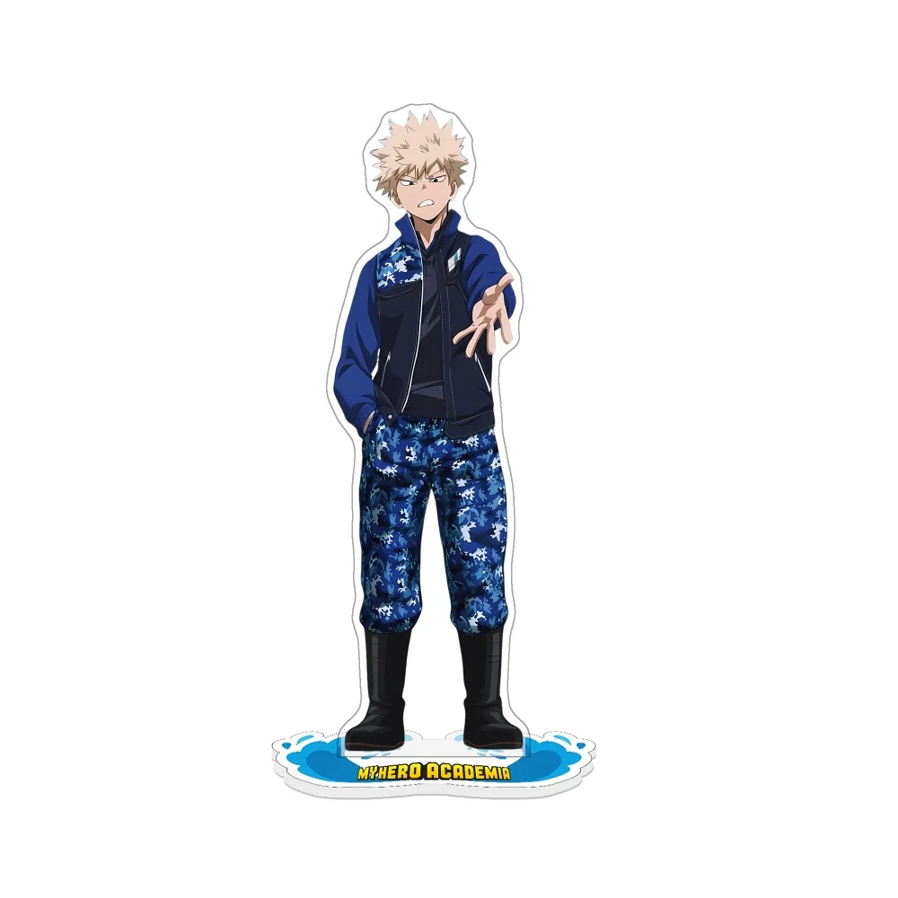 Фото Мой герой ACADEMIA 15CM акриловый стенд BAKUGO DEKU TODOROKI OCHAKO AIZAWA DABI рисунок стол модели отображения декора №4