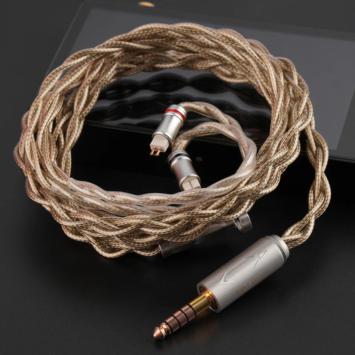 NICEHCK GrSSound кабель для обновления наушников 8N высокой чистоты OCC HiFi провод 2Pin NX8 HIMALAYA