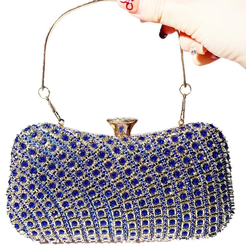 Весна и лето 202 новый цветной клатч с драгоценными камнями обеденная сумка