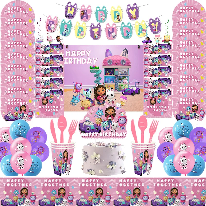 Украшения для дня рождения Gabby подарочные коробки конфет набор посуды коробка