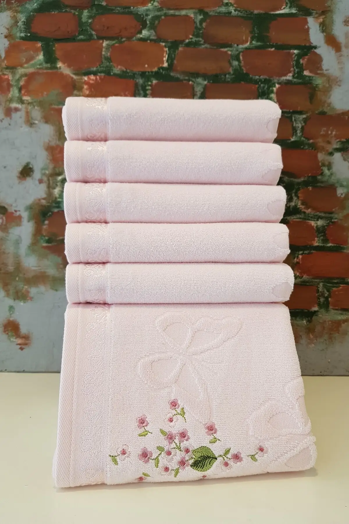 

Jasmin 6'lı Towel Pink