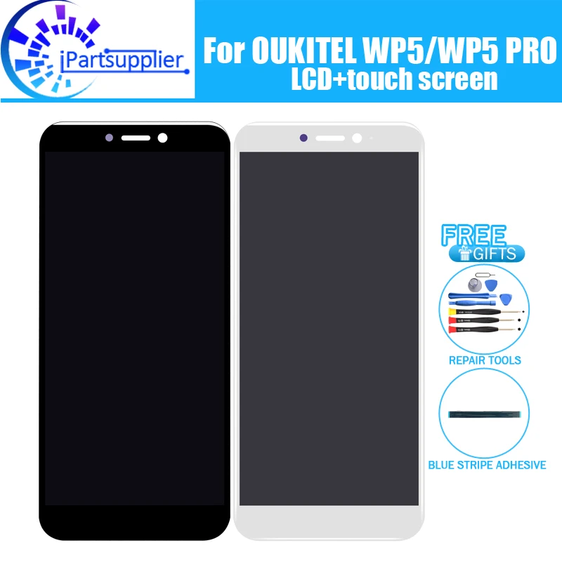 5,5-дюймовый ЖК-дисплей OUKITEL WP5 + сенсорный экран, 100% ...