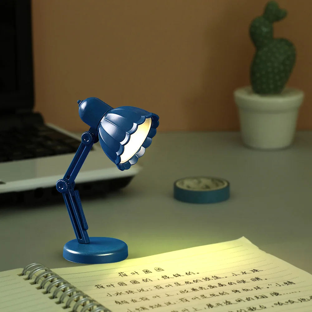 

Mini Led Book Light Foldable Small Desk Lamp with Clip on Book Night Light Eye Protection Bedside Study Lamp Reading Lighting