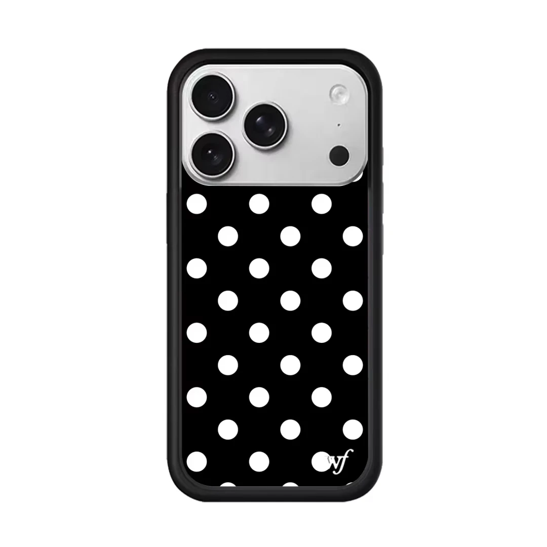 Модный чехол Wildflower в стиле Y2K с узором в горошек для iPhone 16, 12, 11, 14, 15, 13, 17 Pro Max Plus, 16 Plus ﻿ ﻿ ﻿ ﻿ (art.: 3920db6471eac) - 3920db6471eac