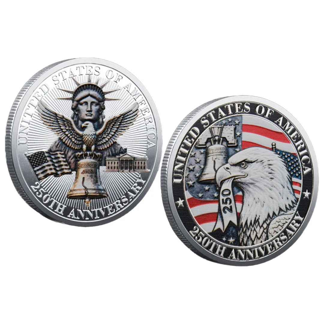 Коллекционная позолоченная монета 