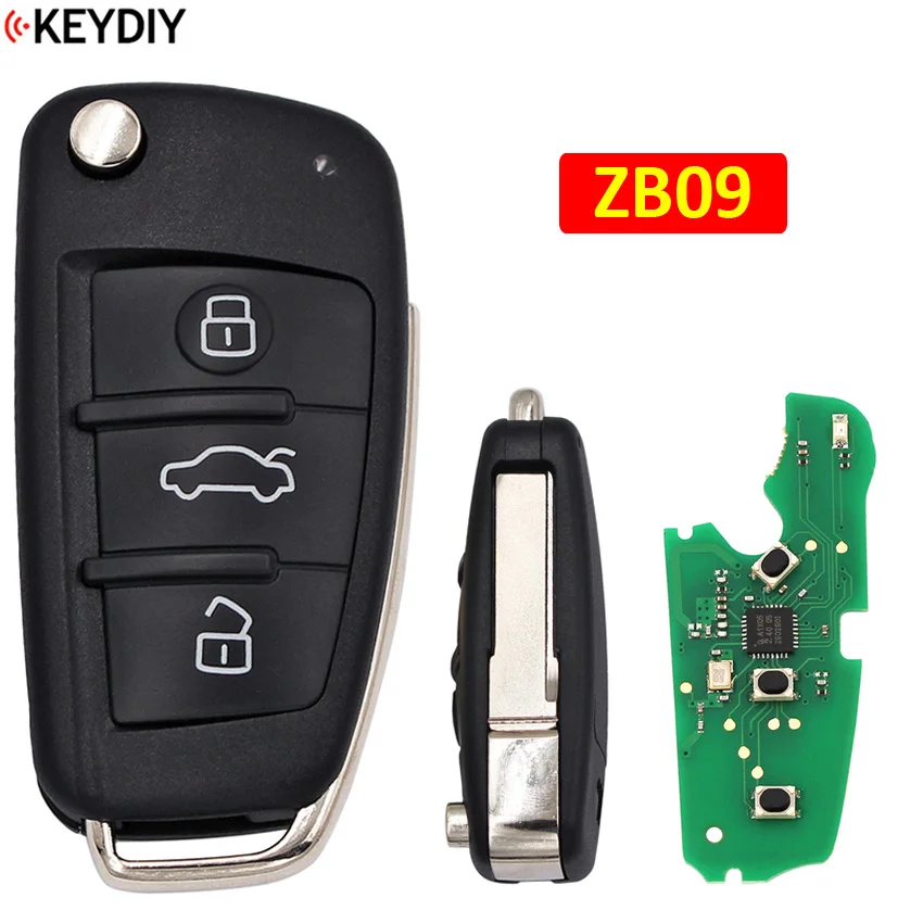 Универсальный пульт дистанционного управления KEYDIY ZB09 с 3 кнопками умный ключ KD