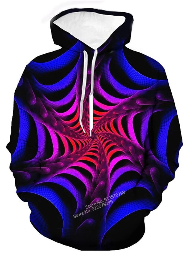 New Fashion 3D Hoodie Funny Hooded Sweatshir Men's and Women's Long Sleeve Pullover Shirt