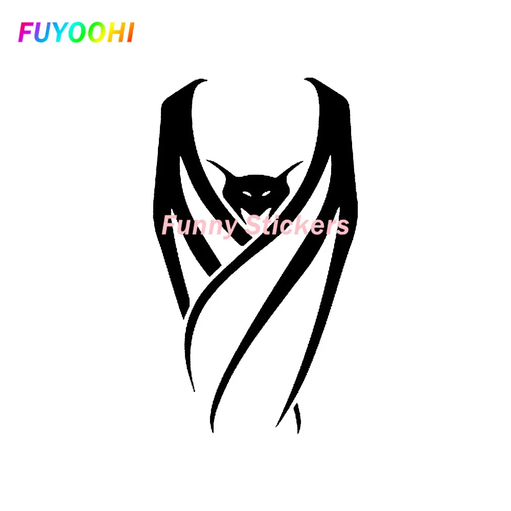 

FUYOOHI Exterior/Protection Funny Stickers Creativity Cartoon Cloaked Vampire Bat Decorative Car Stickers Car Styling PVC Decal