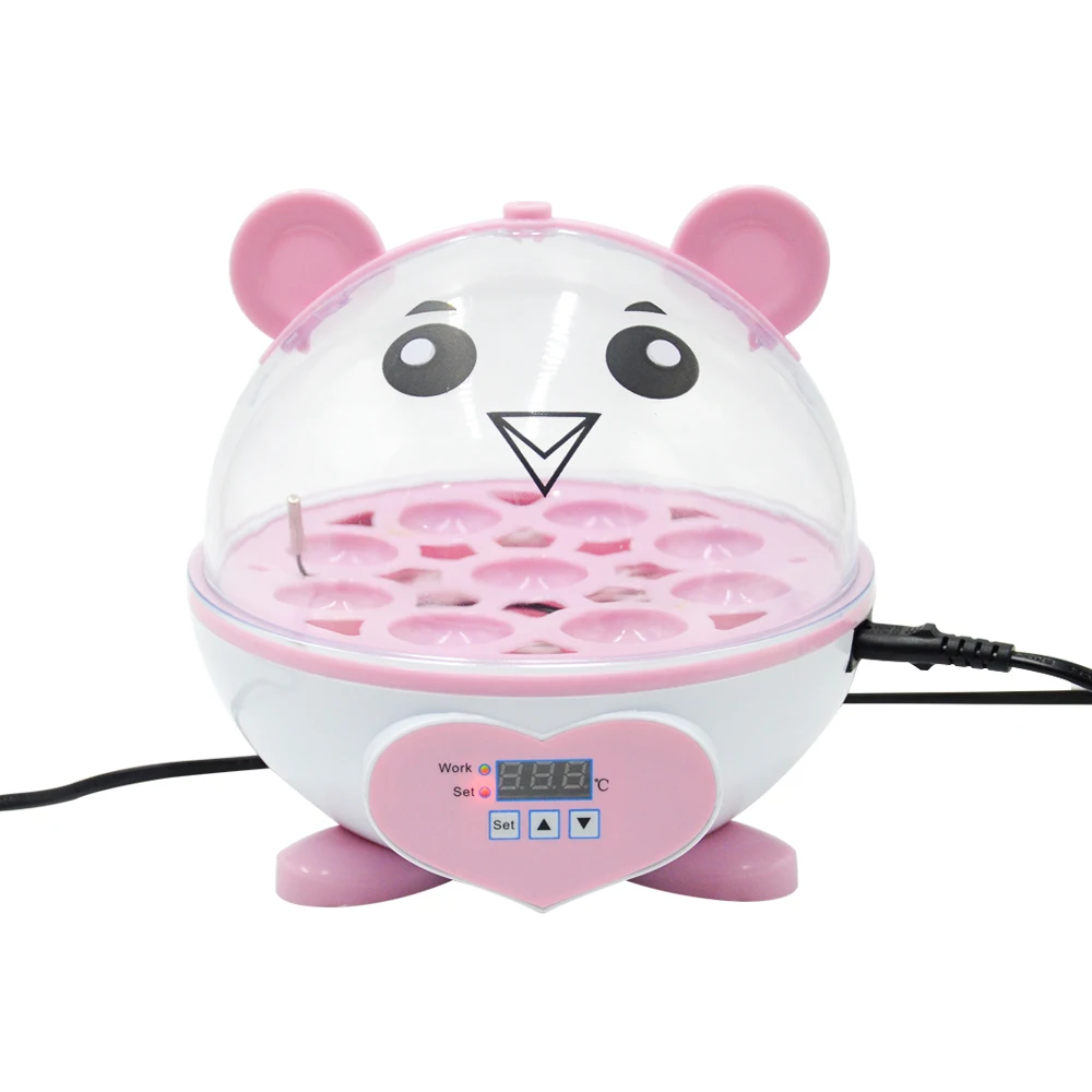 

2020 new arrival 9 eggs fully automatic mini chicken egg incubator