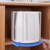 desktop rotating compartment paper cup holder disposable cup dispenser for home home storage supplies paper cup organizer hun