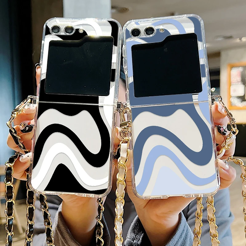 Чехол для Samsung Galaxy Z Flip4 Flip5 складной мягкий чехол из ТПУ Flip 4 5