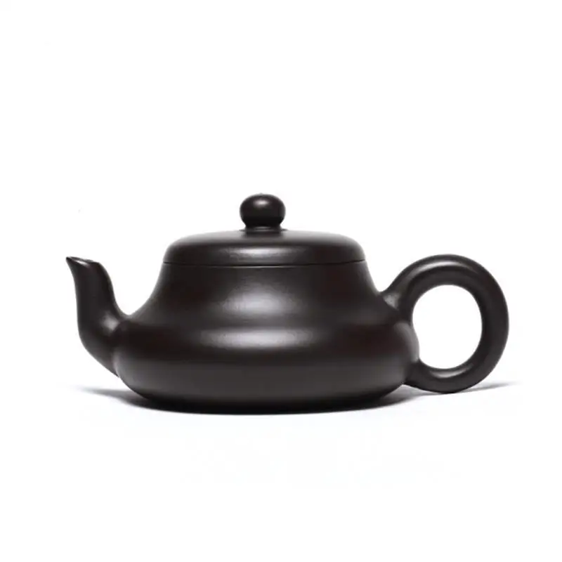 

130ml Classic Yixing Purple Clay Teapot Raw Ore Black Mud Filter Kettle Home Zisha Beauty Tea Pot Chinese Tea Sets Accessories