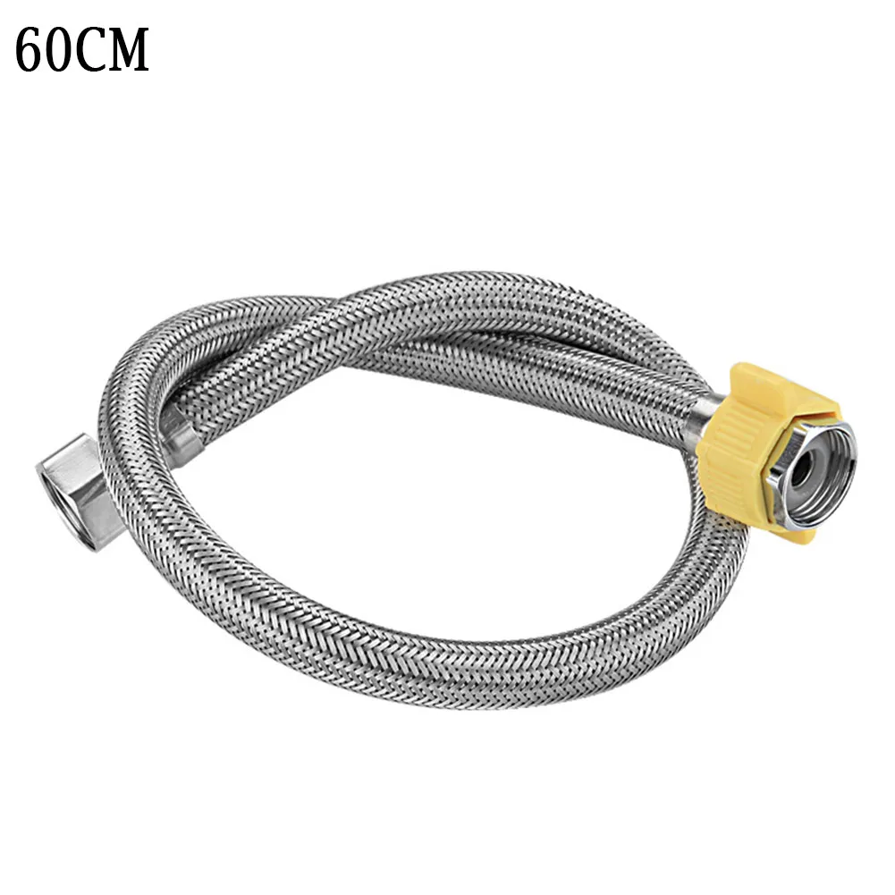 

1 PC Shower Head Hose Comfort And Durability Inlet Hose Soft Inlet Hose Pipe 304 Stainless Steel Cold Hot Water Pipe