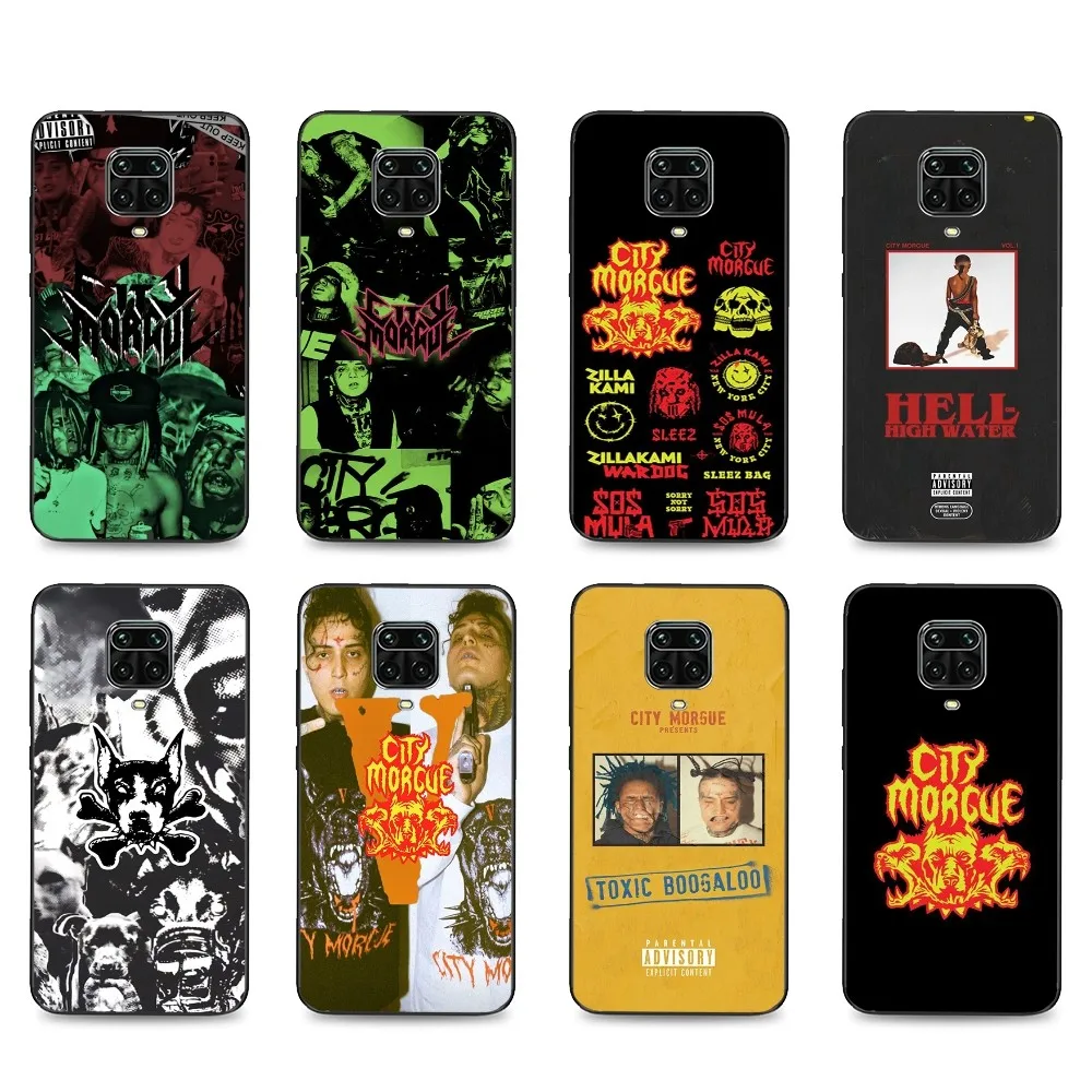 C-City M-Morgue Zillakami Phone Case For Xiaomi Mi 5X 8 9 10 11 12 lite pro 10T PocoX3pro PocoM3 Note