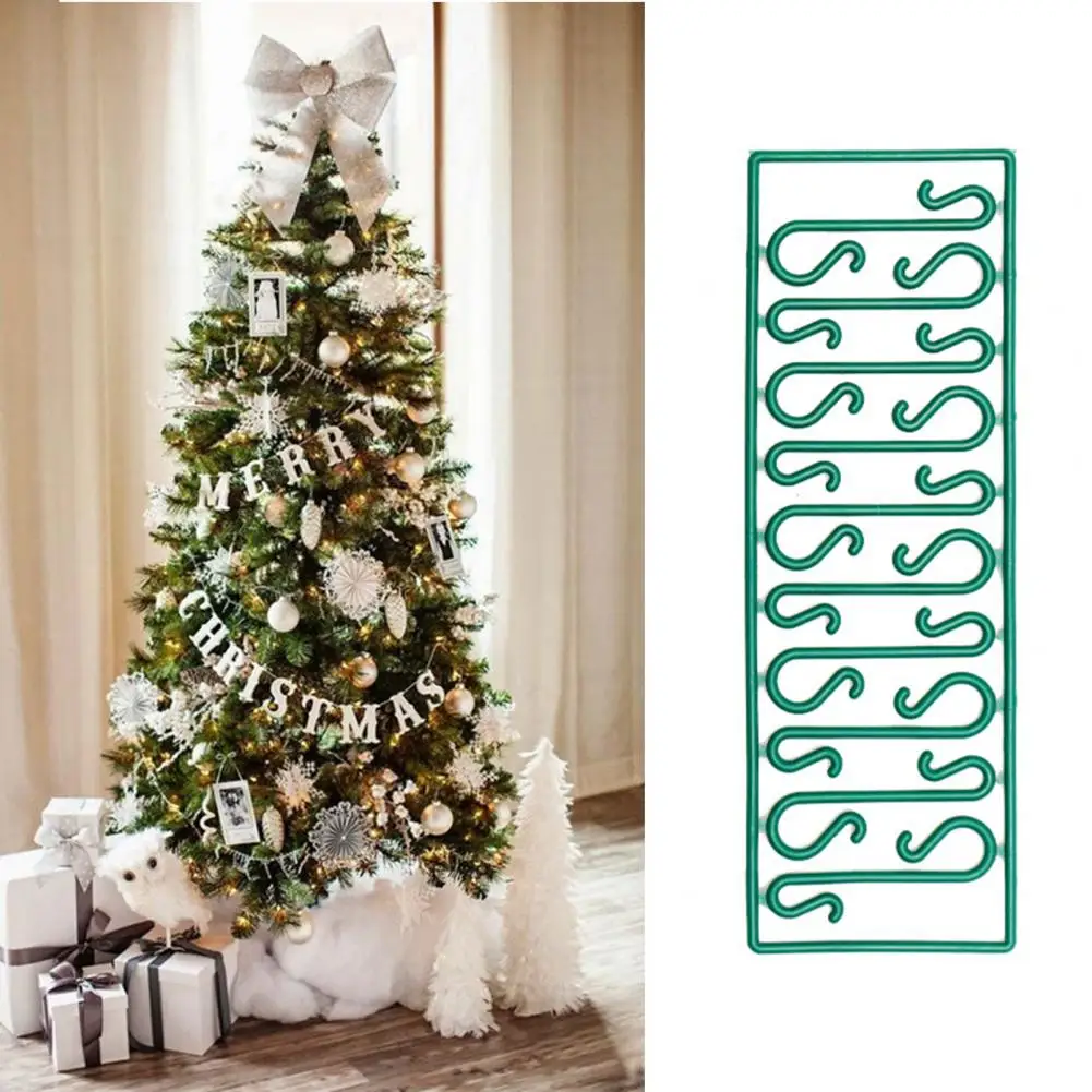 

100 шт. отличные пластиковые многофункциональные S-образные рандомные вешалки для вечерние НКИ, Рождественский крючок, рождественские орнам...