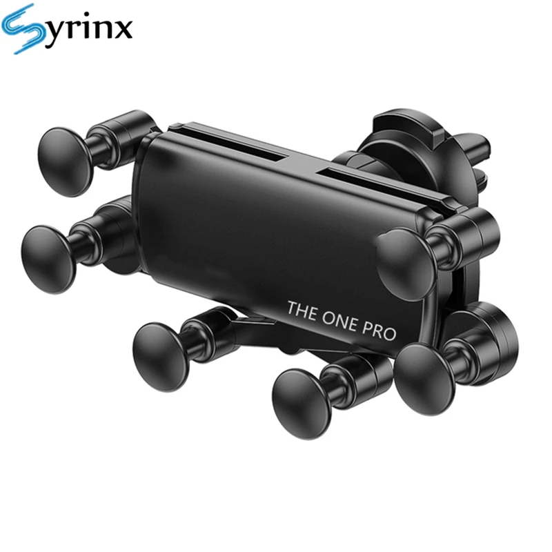 Автомобильный гравитационный держатель для телефона 2022, шеститочечный зажим для вентиляционного отверстия, подставка для GPS для iPhone 14, Samsung, Xiaomi, держатель для смартфона, поддержка