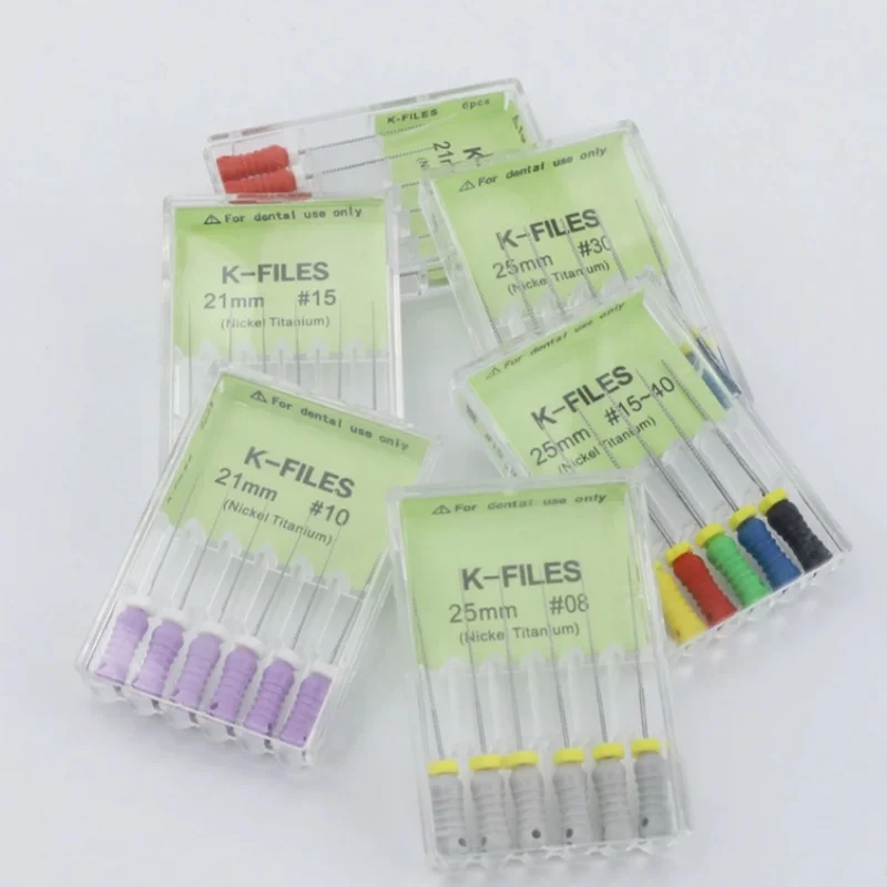 10 упаковок стоматологических файлов для ручного использования Niti