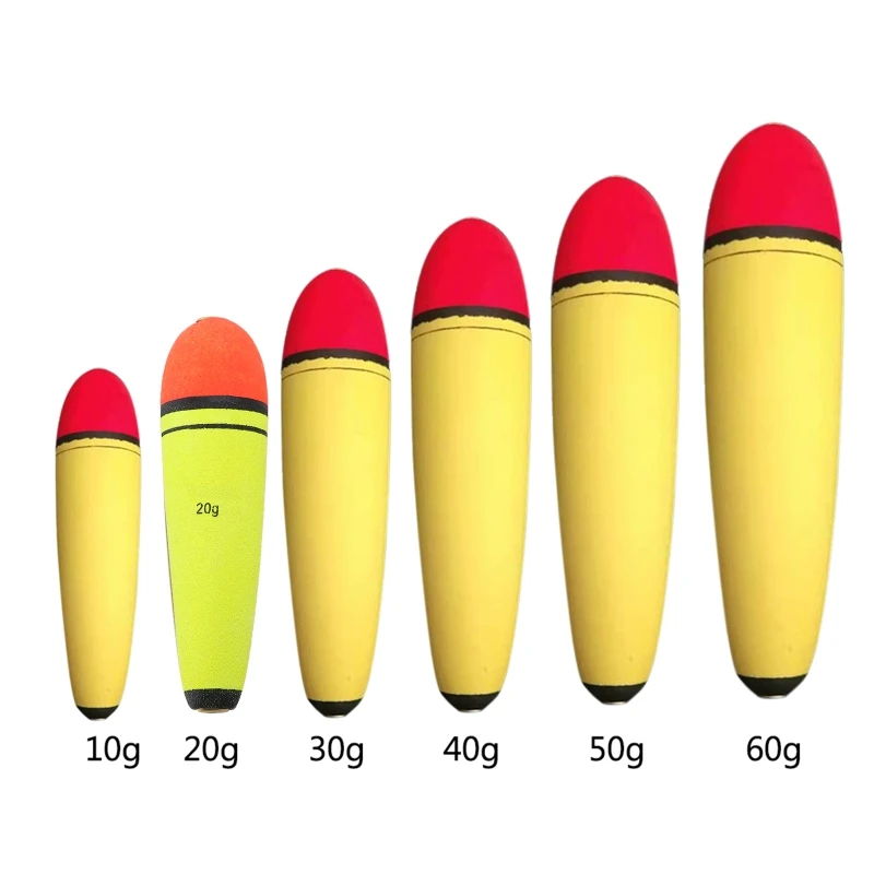 

5 шт., поплавки из ЭВА, рыболовные поплавки, овальная плавучесть, 1 г-60 г, пенопластовые поплавки, индикатор для краппи, сома, панфиш, судака, сн...