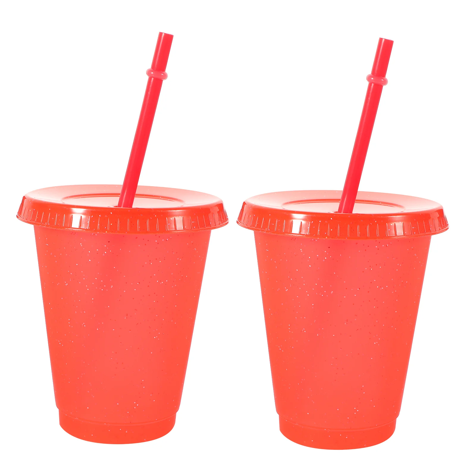 

2 Pcs Cup Straw Cover Plastic Cups Lids Tumblers Cold Reusable Straws Bulk Water Bottle Gifts Travel
