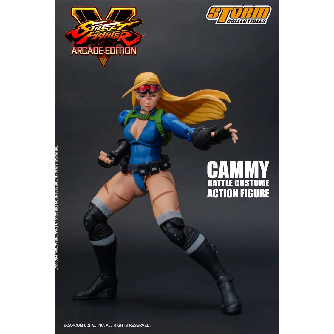 

In Stock 100% Original Storm Toys Cammy SDCC 1/12 Street Fighter V Game Character Model Movable Doll Art Collection