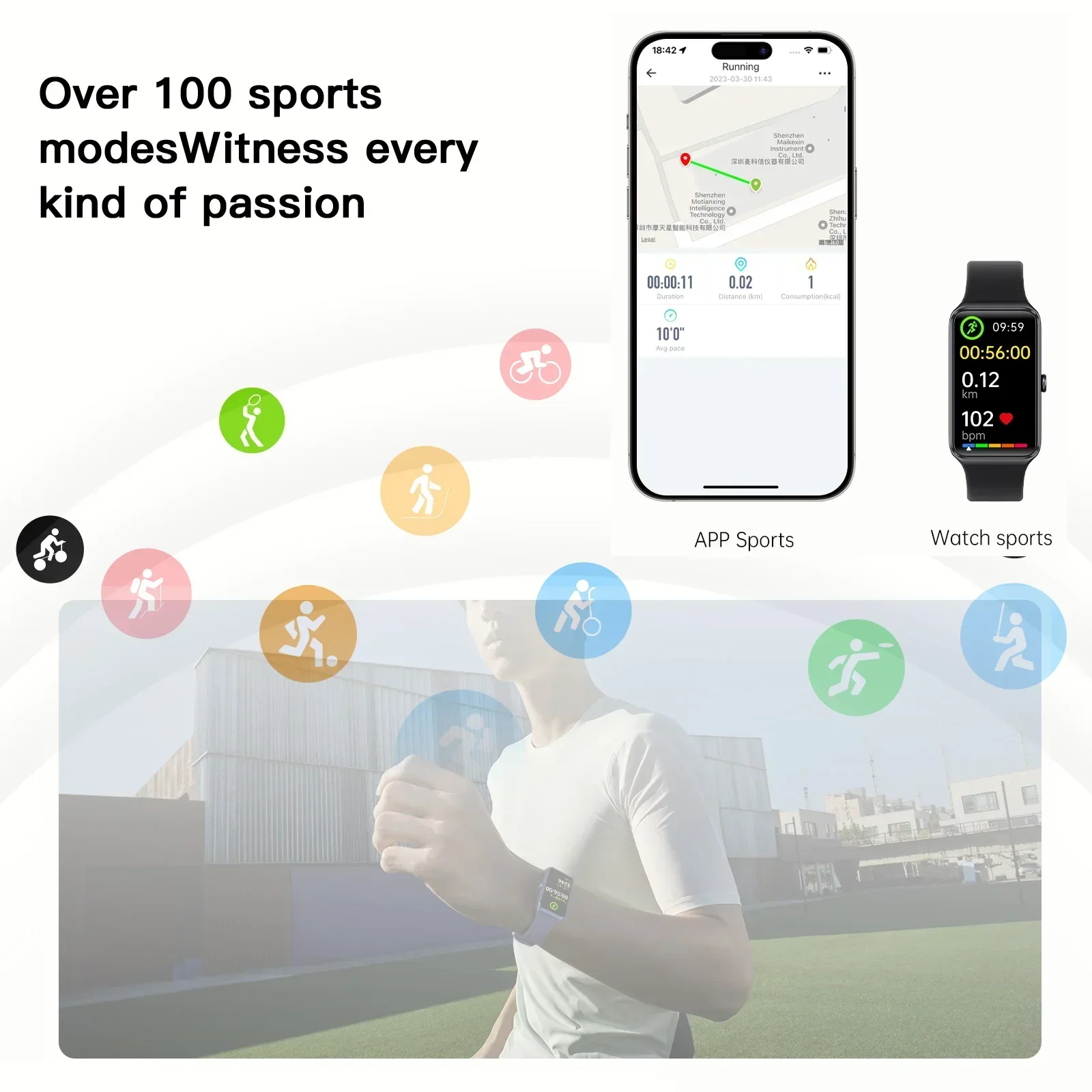 Часы-браслет для фитнеса 2025 года мужские и женские часы с температурой тела