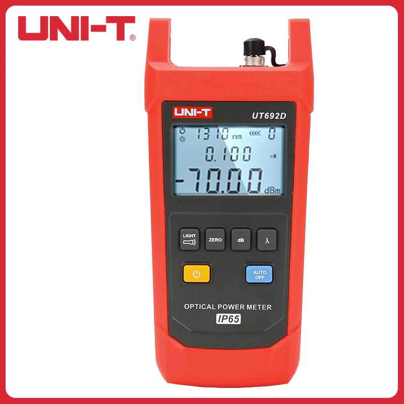 

UNI-T UT692D/UT692G Fiber Optic Tool Optical Power Meter Visual Fault Locator 800-1700nm Wavelength 10mW FC/SC/ST Connector