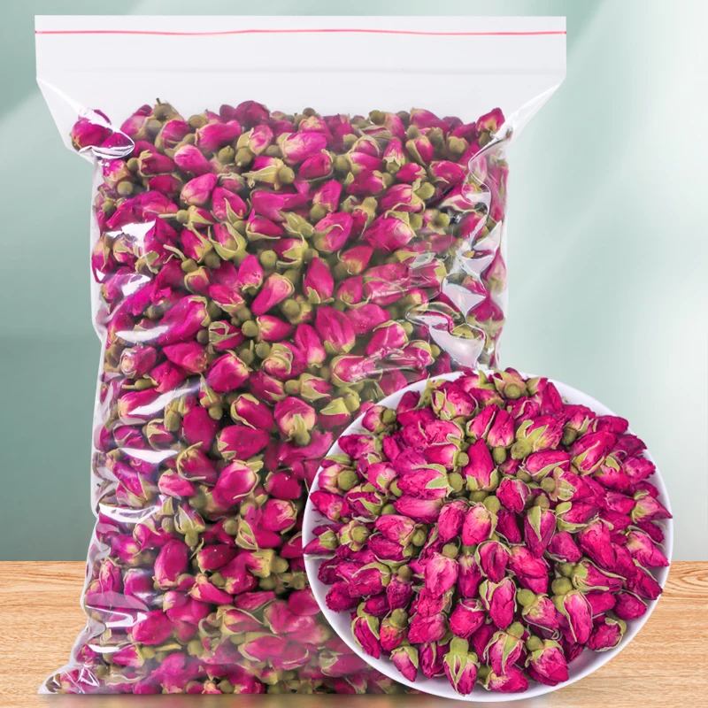 Mini Dry Rose Bud Natural Dried Flowers Organic Jasmine Flower Fruit Kitchen Decor Wedding Party Decoration Air Refreshing