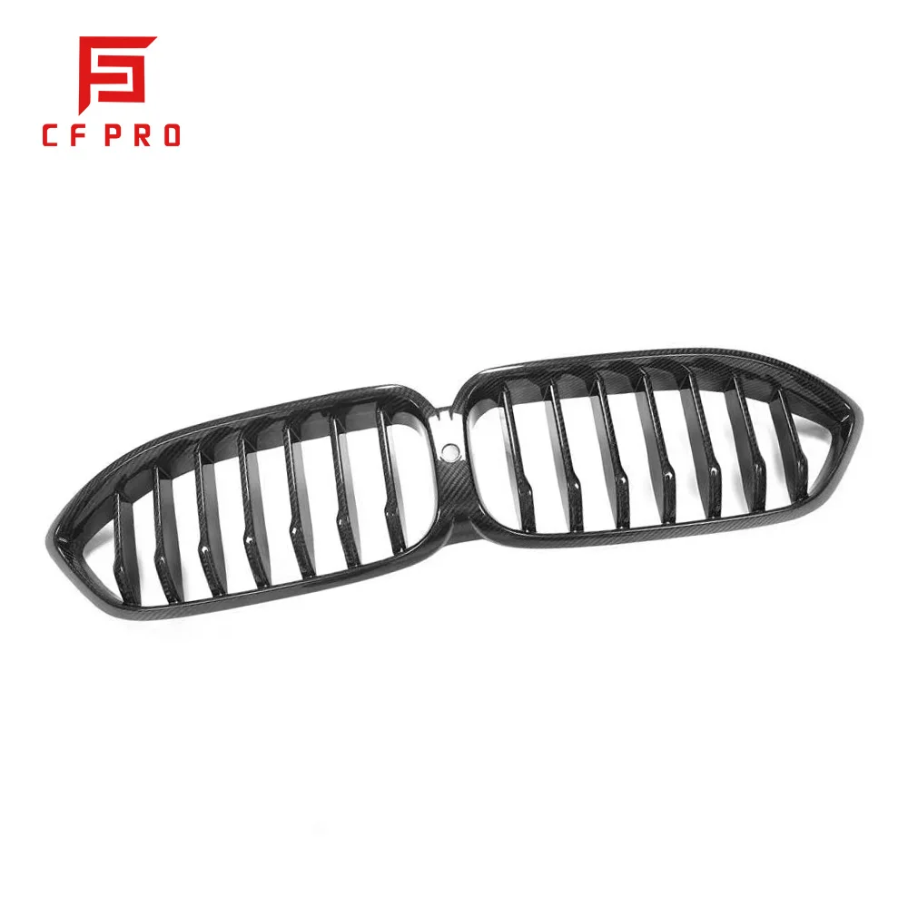 V-образный передний бампер из сухого углеродного волокна воздухозаборник