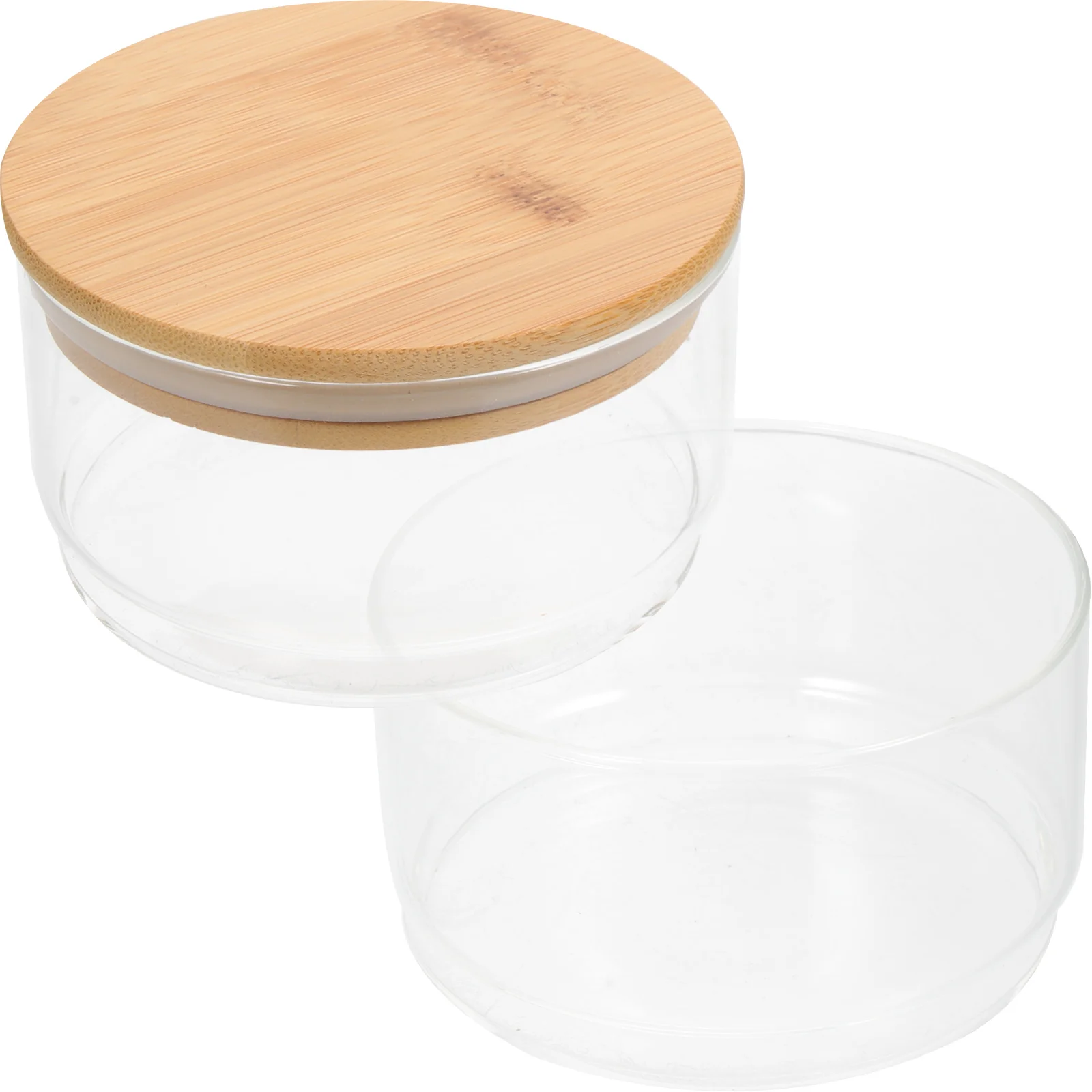

Sealed Jar Container Lid Dry Jar Coffee Storage Canisters Snack Airtight Containers Bamboo Dry Jar Tea Jars
