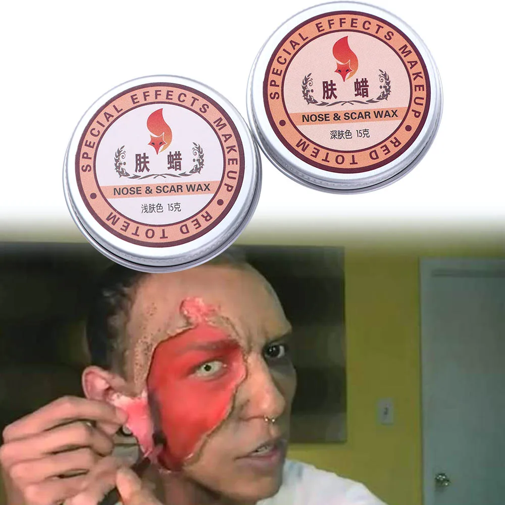 Воск для кожи со специальным эффектом 15 г/коробка