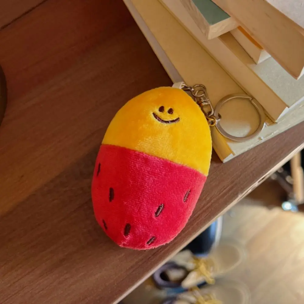 

Backpack Charms Potato Plush Key Chain Plush Key Buckle Plush Doll Toy Korean Style Cartoon Sweet Potato Pendant Children