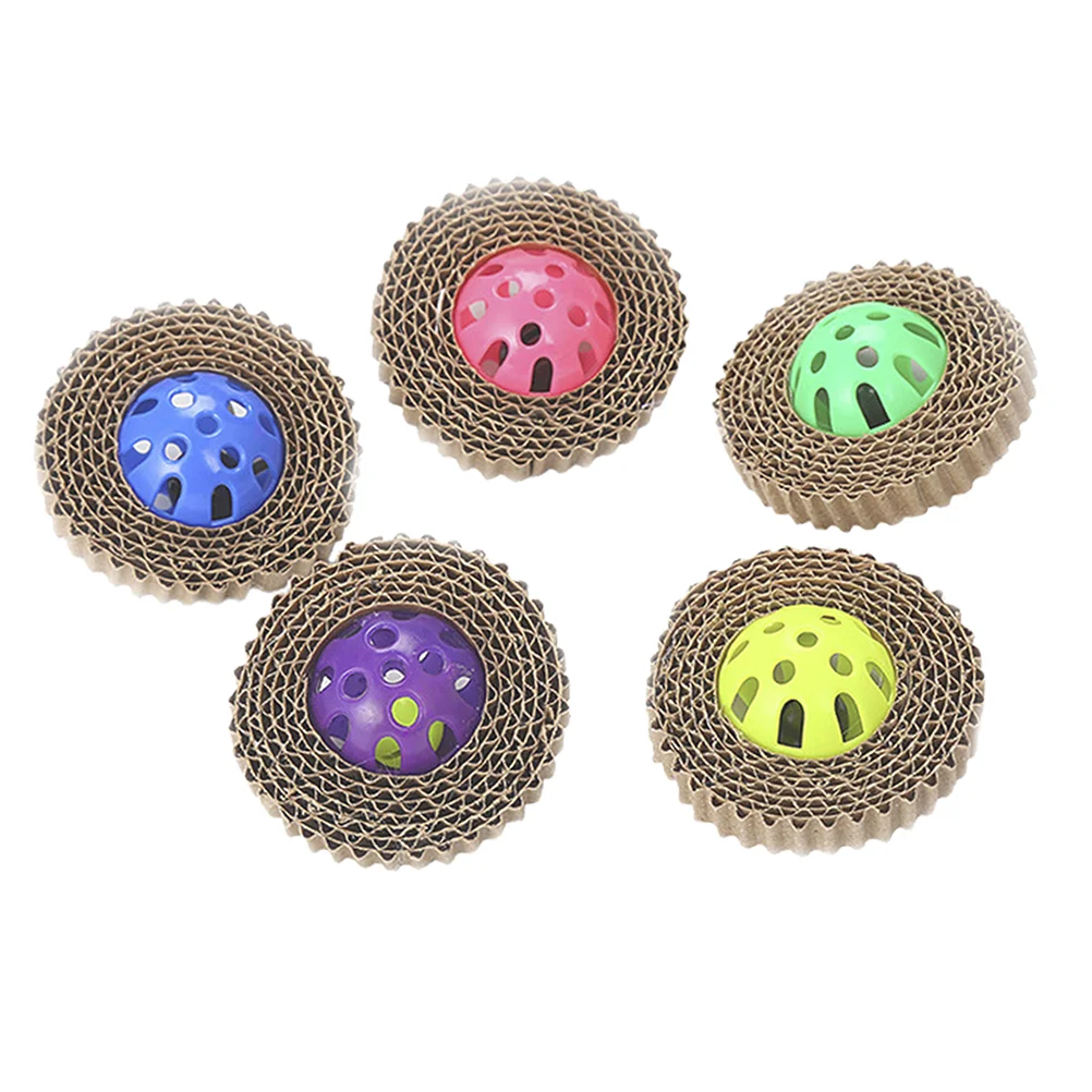 

5 шт., кошачьи когтеточки из гофрированной бумаги