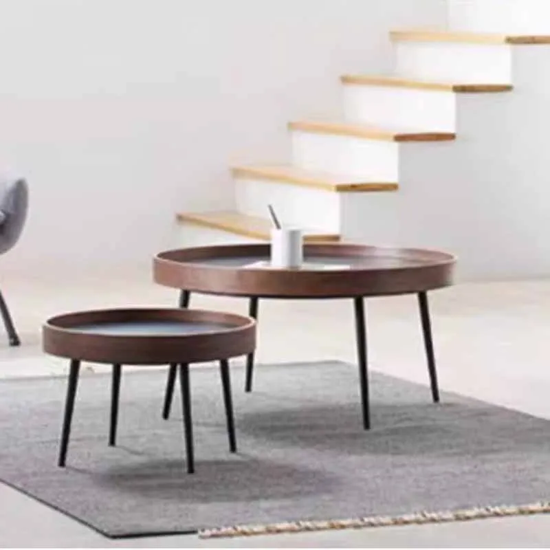 Водонепроницаемый милый прозрачный кофейный столик черный напольный