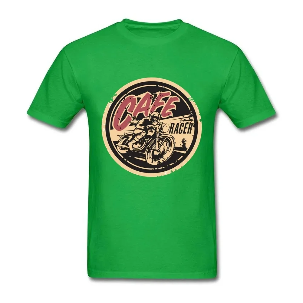Фото Винтажная футболка Cafe Racer Motorcycle Racer Motorcyclist. Летняя хлопковая мужская футболка с коротким рукавом и круглым вырезом, новинка S-3XL №5
