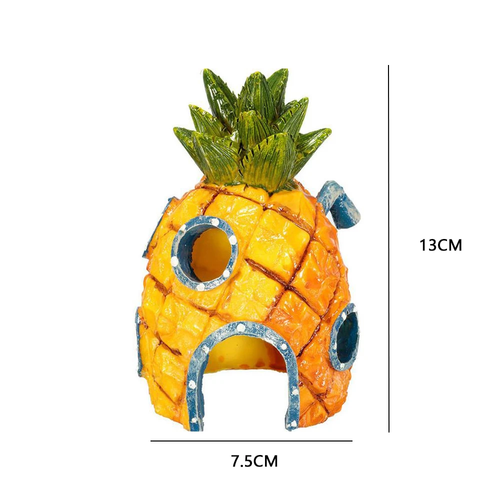 Милый мультяшный аквариум подводные комиксные растения аксессуары для