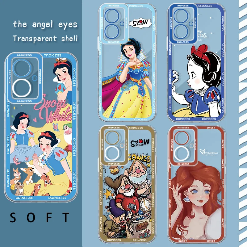 Диснеевские белоснежные глаза ангела для Realme C 67 65 63 55 53 35 33 31 30 25 21 20 15 8i 9i Narzo 50 Pro Plus