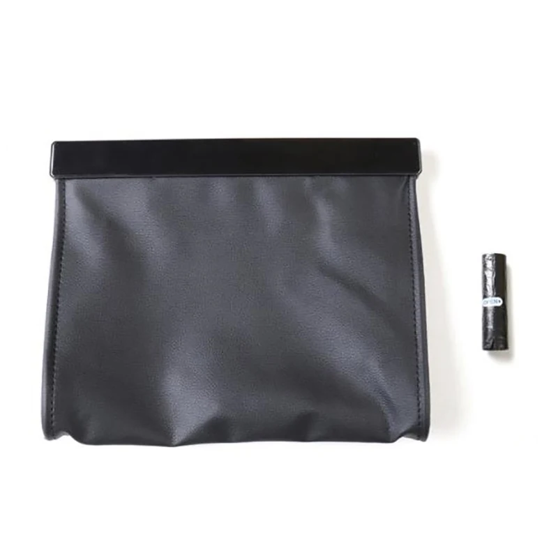 

Smart LED Car Trash Can Garbage Bag For Tesla Model 3 Model Y, Seat Back Hanging Storage Box With Disposable Garbage Bag