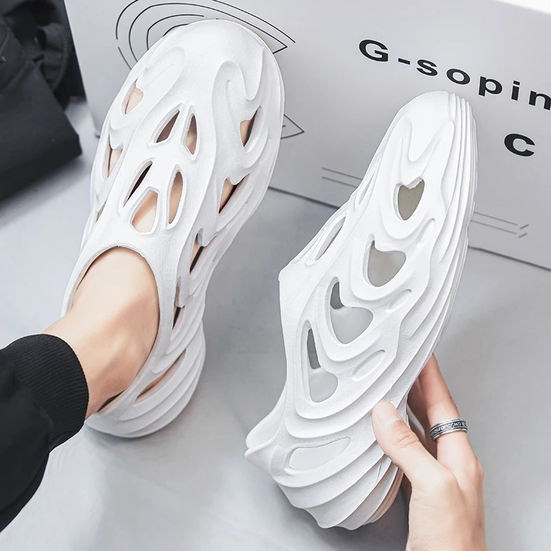 Обувь Dongdong для мужчин летняя обувь вождения без запаха уличная пляжная на улице