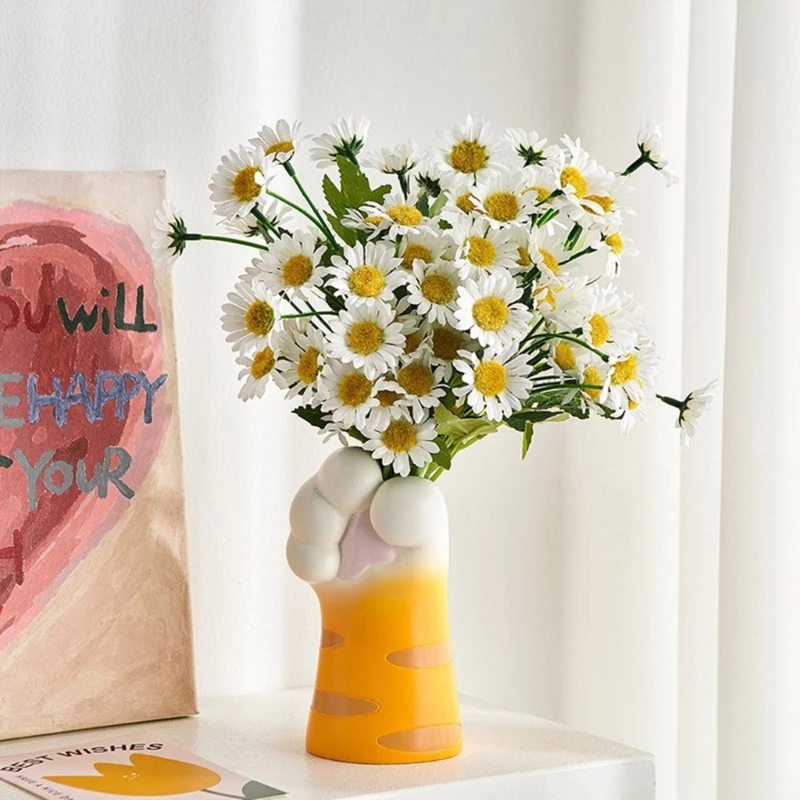 Бетонные формы для растений силиконовые в форме кошачьей лапы ручной работы