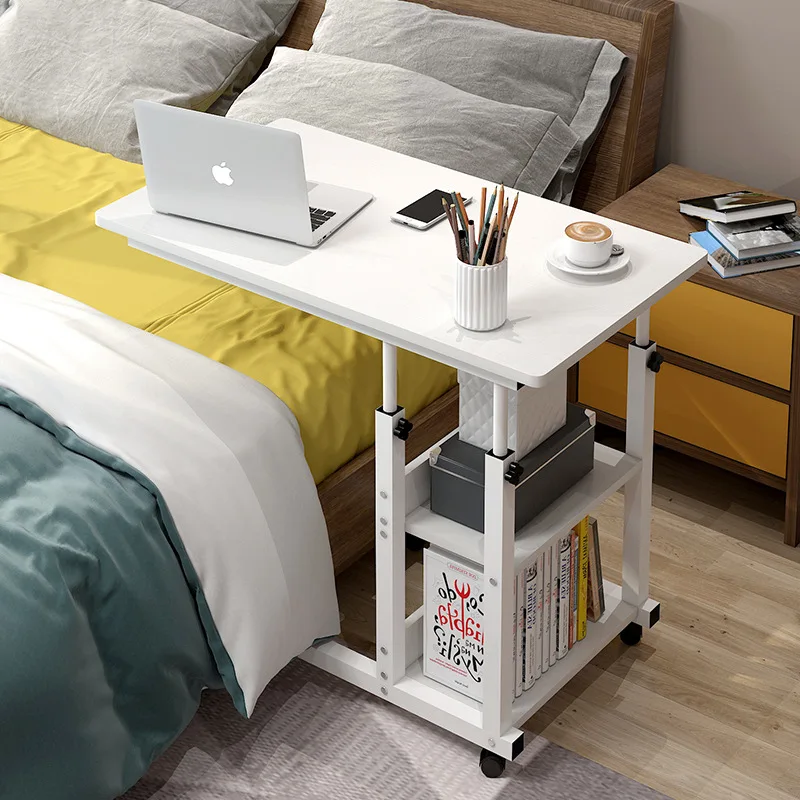 

Dormitory Computer Desk Movable Lifting Bedside Laptop Desk Dormitory Bed Desk College Student Lazy Small Table Home Bedroom
