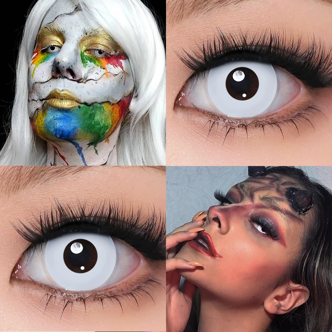 Цветные контактные линзы Magister очки для зрения глаз косплей макияж красота