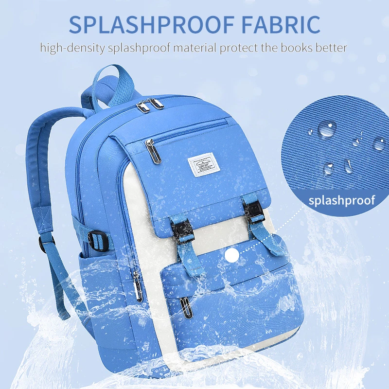 Middle School Children Backpack Girl Student Waterproof Schoolbag Schoolgirl ​Satchel Bag Present  Pro Custom Logo 22801