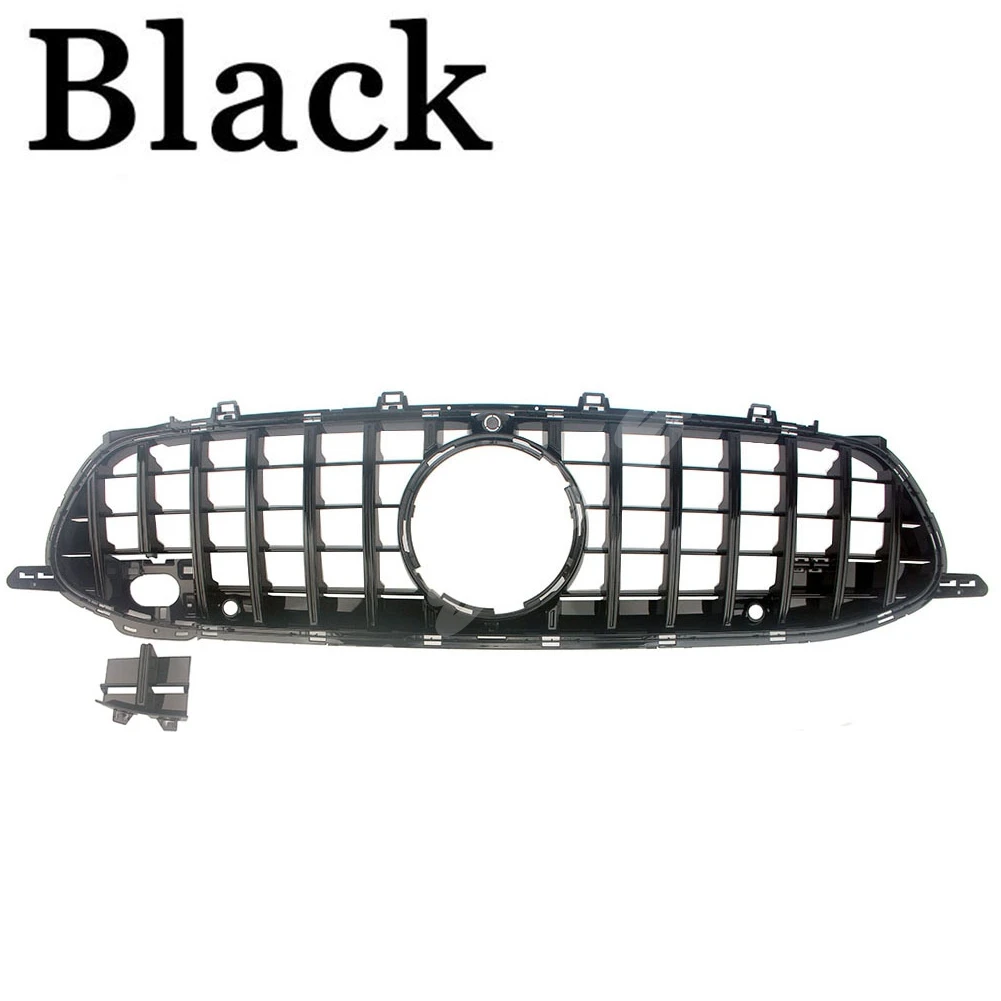 Передняя гоночная решетка радиатора, верхняя решетка для подтяжки лица для Mercedes-Benz C290 X290 AMG GT 53 GT63 GT63S 2018-2023, 4 двери